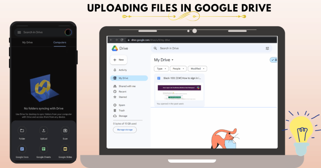 Uploading Files in Google Drive
